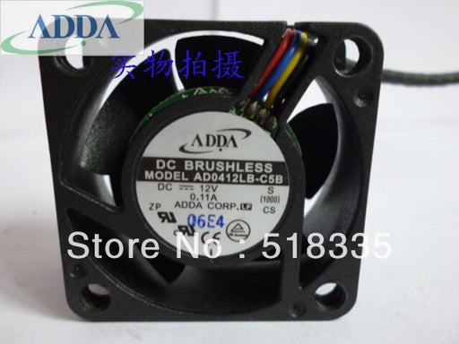 ADDA AD0412LB-C5B 40x40x20mm 12V DC 0.11A 4-Wire Axial Cooling Fan