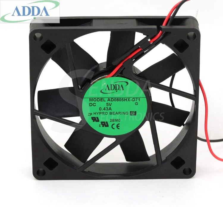 ADDA AD0805HX-D71 5V DC Axial Cooling Fan