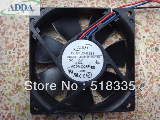 ADDA AD0812HS-C76 12V DC 24A Axial Cooling Fan