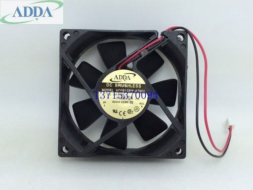 ADDA AD0812MB-A70GL 80x80x25mm 12V DC 0.15A 2-Wire Axial Cooling Fan