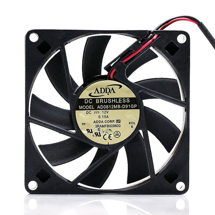 ADDA AD0812MB-D91GP 12V DC 0.15A Axial Cooling Fan