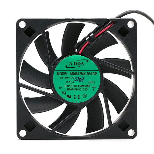 ADDA AD0812MX-D91GP 12V DC 0.15A 2-Wire Axial Cooling Fan