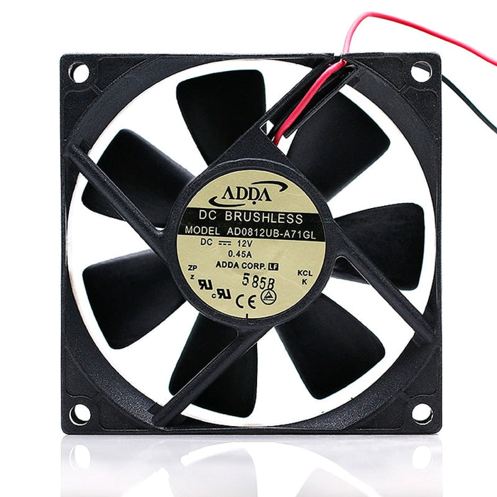 ADDA AD0812UB-A71GL 80x80x25mm 12V DC 0.45A Axial Cooling Fan