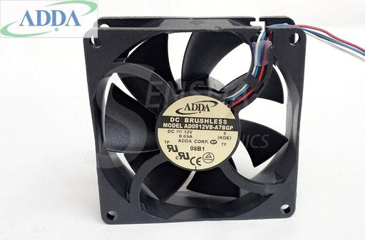 ADDA AD0812VB-A7BGP 80x80x25mm 12V DC Industrial Cooling Fan