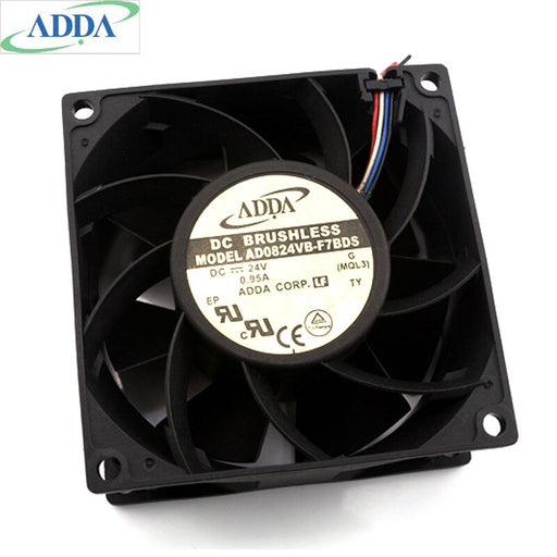 ADDA AD0824VB-F7BDS 80x80x38mm 24V DC 0.95A Axial Cooling Fan