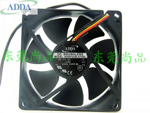 ADDA AD0912UB-A73GL 92x92x25mm 12V DC Industrial Cooling Fan