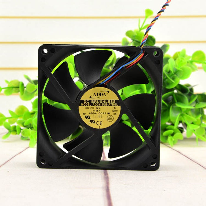 ADDA AD0912UB-A7BGL 92x92x25mm 12V DC Industrial Cooling Fan