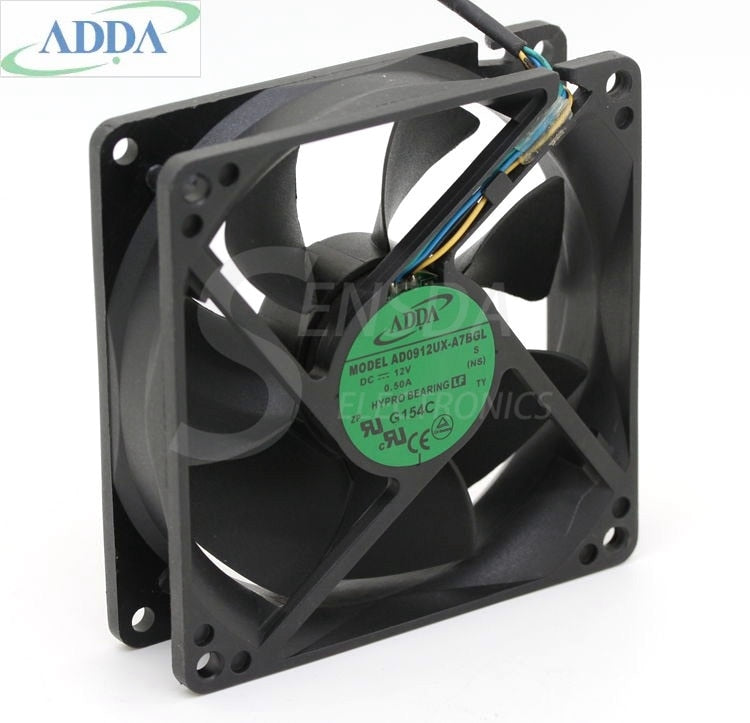 ADDA AD0912UX-A7BGL 92x92x25mm Industrial Cooling Fan