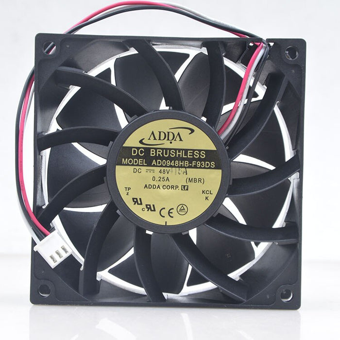 ADDA AD0948HB-F93DS 92x92x38mm 48V DC Industrial Cooling Fan