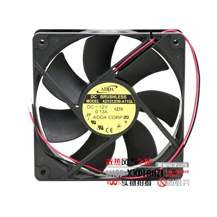 ADDA AD1212DB-A71GL 12V DC 0.13A Axial Cooling Fan