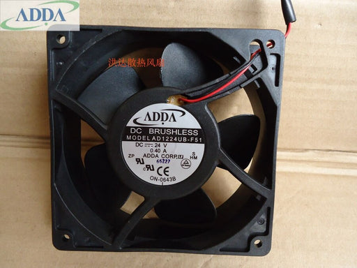 ADDA AD1224UB-F51 120x120x38mm 24V DC 0.40A Axial Cooling Fan