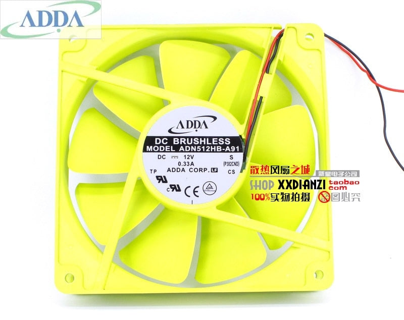 ADDA ADN512HB-A91 135x135x25mm 12V DC Industrial Cooling Fan