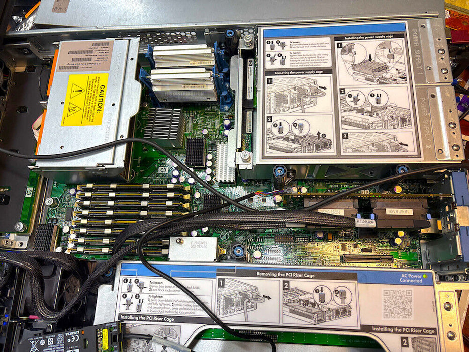 AG771B I CTO HP ProLiant DL380 G5 Server DUAL PSU 3.16GHz+ 16GB RAM DVD 1.17TB