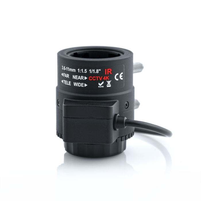 AIDA Imaging 4K Varifocal 3.6~11mm Auto-DC Iris CS Mount Lens