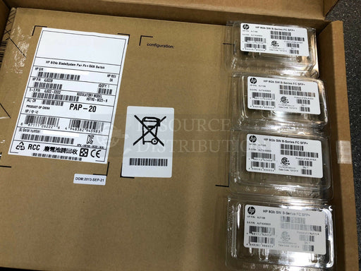 AJ822B I Brand New HPE HP B-Series 8/24C Power Pack+ San Switch for Bladesystem