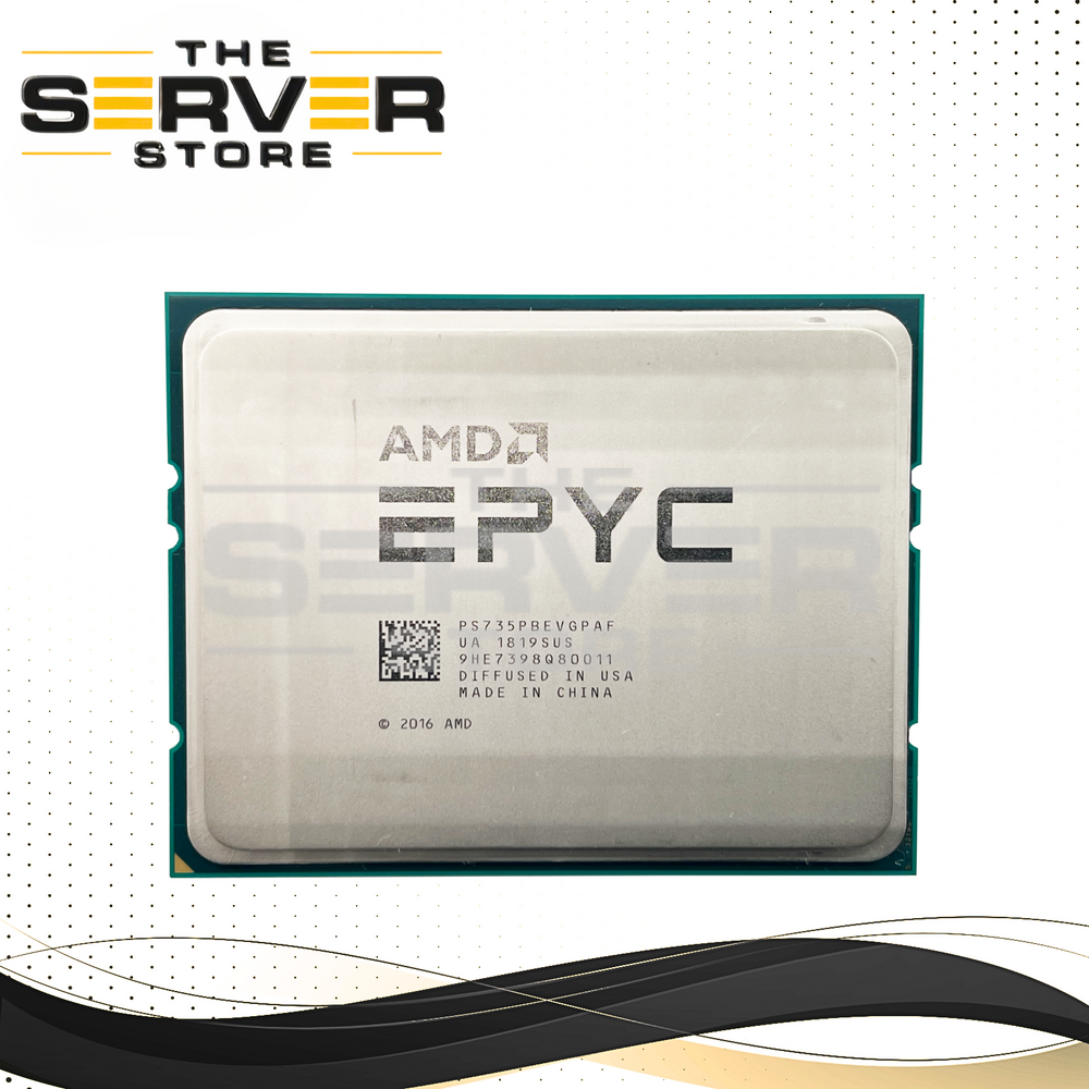 AMD EPYC 7351P 2.4GHz 16 Core 64MB 170W SP3 CPU (Unlocked) PS735PBEVGPAF