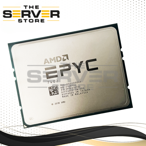 AMD EPYC 7402 2.8GHz 24C 128MB 180W Socket SP3 CPU (Dell Locked) 100-000000046