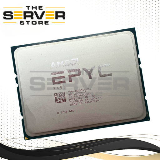 AMD EPYC 7452 2.35GHz 32 Core 128MB 155W SP3 CPU (UNLOCKED) 100-000000057