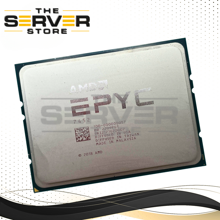 AMD EPYC 7452 2.35GHz 32 Core 128MB 155W SP3 CPU (UNLOCKED) 100-000000057