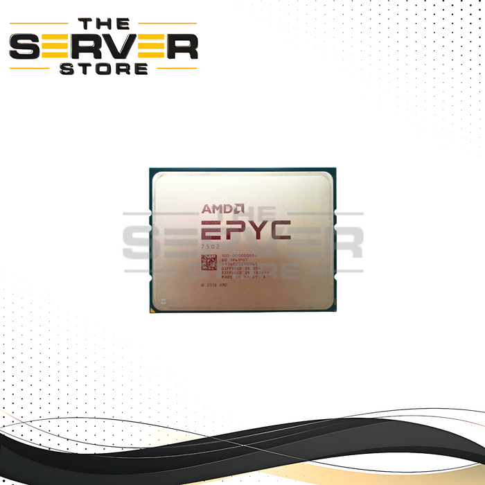 AMD EPYC 7502 2.5GHz 32 Core 128MB 180W SP3 CPU (HPE LOCKED) 100-100000054