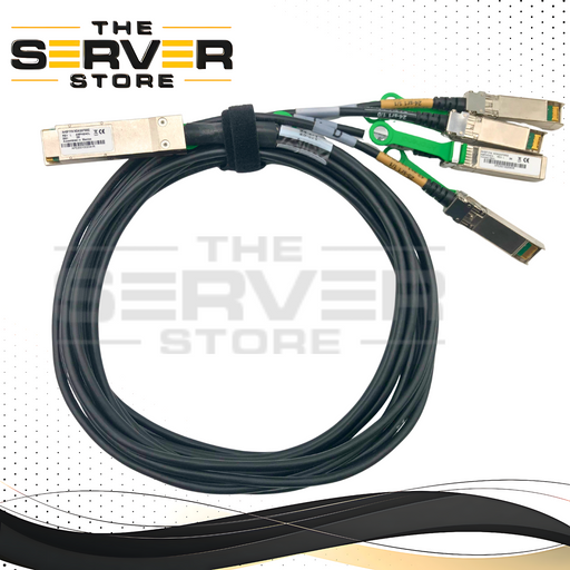 AMPHENOL 2M 100GB QSFP+ to 4 x SFP+ 100GbE to 4x 25GbE DAC Splitter NDAQGF-0002