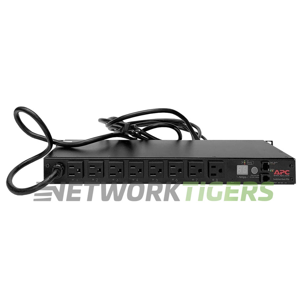 APC AP7900B Switched Rack 120V 15A 8x NEMA 5-15R 1U PDU