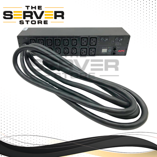 APC Metered 30A 208V 2U Rack Power Distribution Unit (PDU). Model: AP7811. P/N: ILPL 885-2958 REV 1.