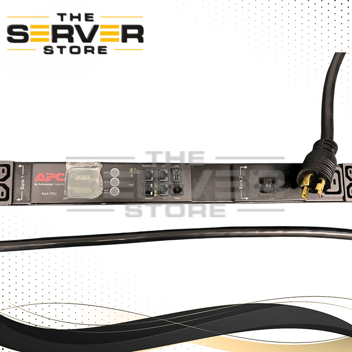 APC Metered Rack PDU Zero U 30A 208V 36x C13 6x C19 L6-30P Power Strip AP8841