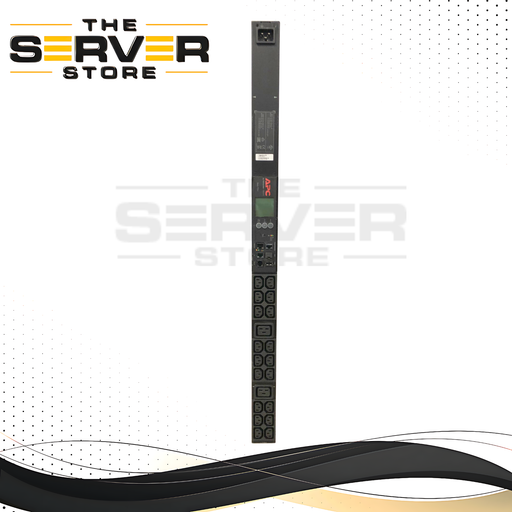 APC Schneider Electric Vertical Rack-Mount PDU (Power Distribution Unit) - Metered Rack, 20-Outlet, 100V-240V/30A, 42U 0U Form Factor. P/N: AP8858NA3.