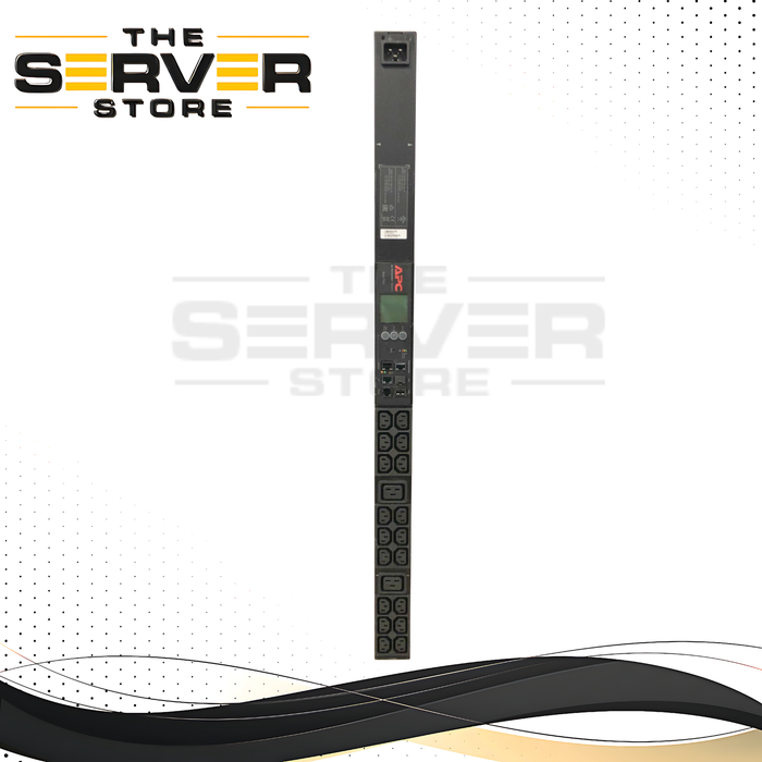 APC Schneider Electric Vertical Rack-Mount PDU (Power Distribution Unit) - Metered Rack, 20-Outlet, 100V-240V/30A, 42U 0U Form Factor. P/N: AP8858NA3.