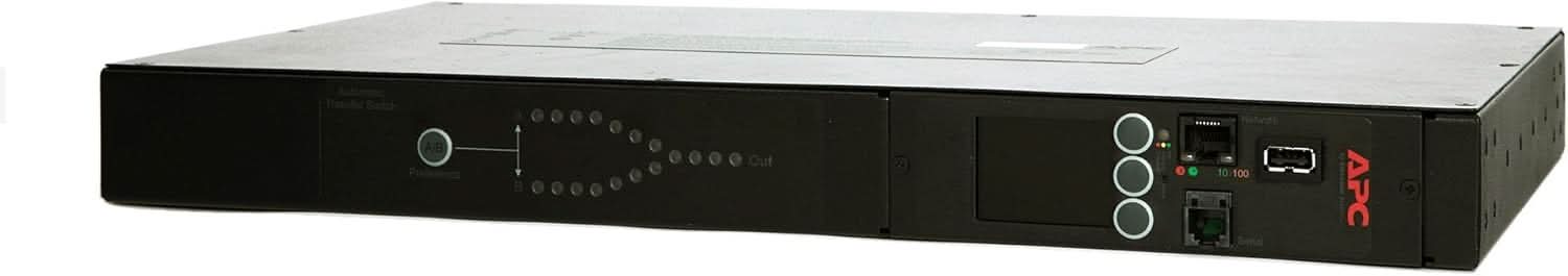 APC AP4421 ATS-Series 12-Outlet 2300Watt Rack-Mountable Transfer Switch