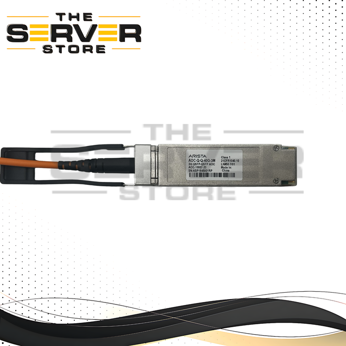 ARISTA QSFP+ to QSFP+ 40GBE 3M Active Optical Cable AOC-Q-Q-40G-3M