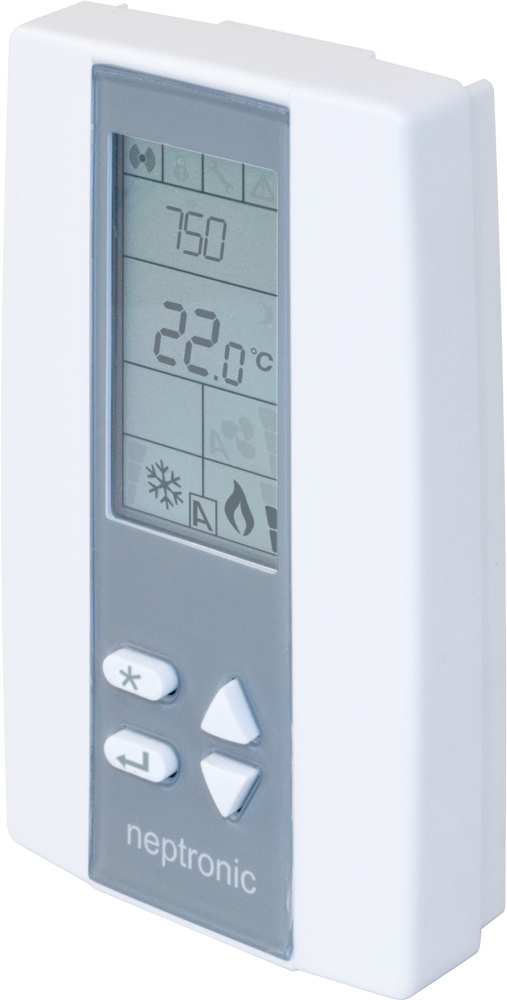 ARO24TH | Temperature Sensor and RH sensor IAQ Wall-Mount Controller | [NFARO24TH] | Neptronic