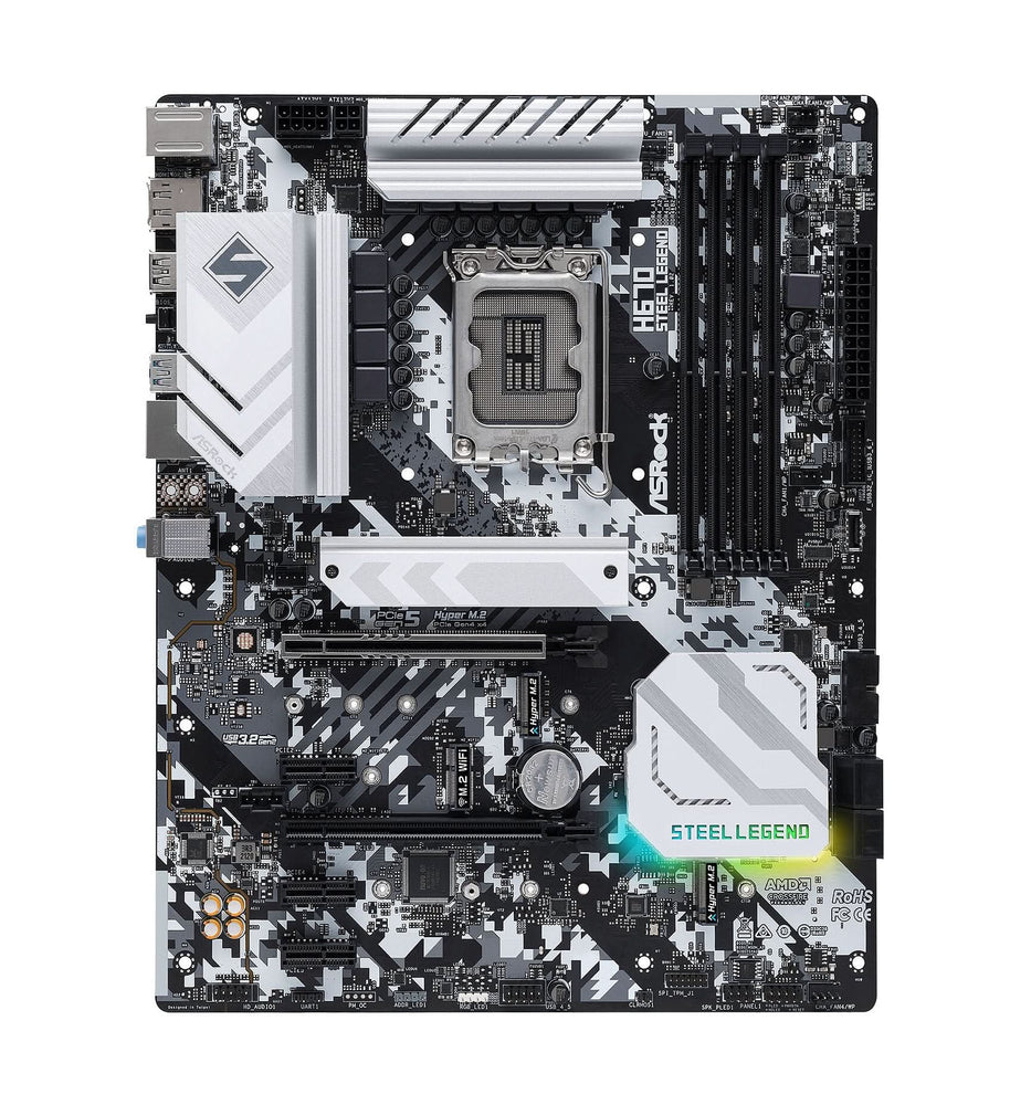 ASRock H670 STEEL LEGEND Pentium Gold 128GB 12rd Gen ATX Motherboard