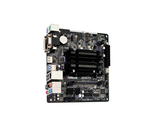 ASRock Pentium Silver J5040 Socket BGA1090 DDR4 SATA M.2 PCI-Express Supported Mini-ITX Desktop Motherboard - J5040-ITX