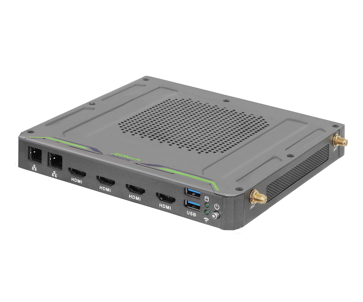 ASRock SY DSF A6000 (BoxPC) Ryzen Embedded R Series Max64GB DDR5 AMD Radeon