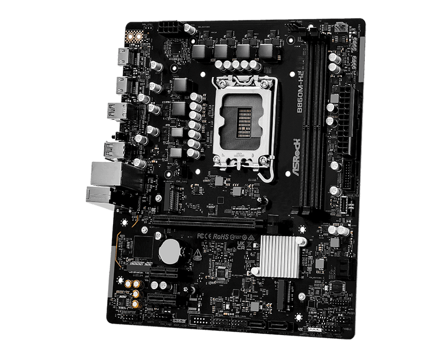 ASRock MB B860M-H2 B860 LGA1851 Max128GB DDR5 Micro ATX Retail