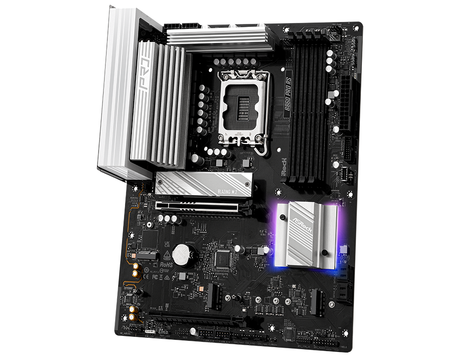 ASRock MB B860 Pro RS B860 S1851 max256GB DDR5 PCIe ATX
