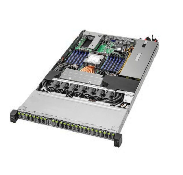 ASRock 1U24E1S-GENOA/2L2T 1U AMD EPYC 128-Core Barebone Server
