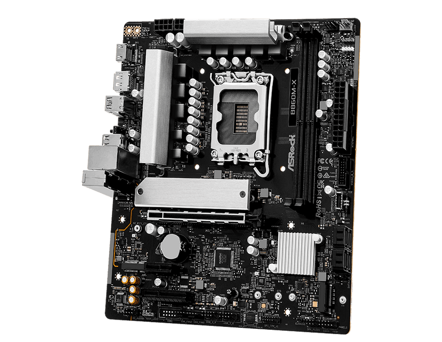 ASRock MB B860M-X B860 LGA1851 Max128GB DDR5 Micro ATX Retail