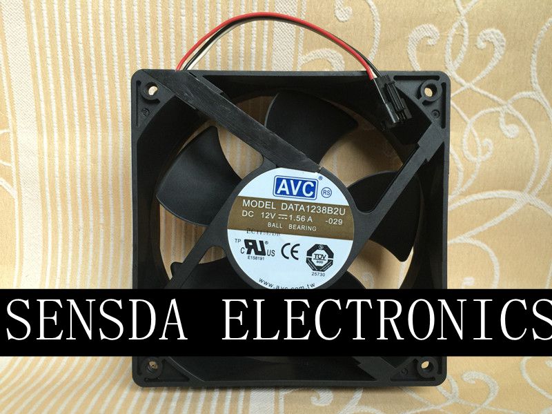 AVC 12038 120x120x38mm 12V DC 1.56A Axial Cooling Fan