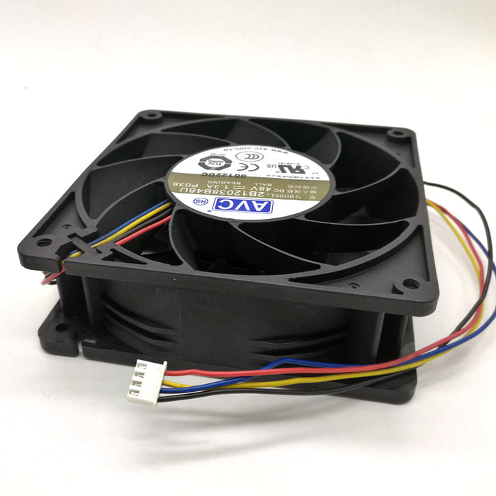 AVC 2B12038B48U 48V DC 120x120x38mm Brushless Cooling Fan