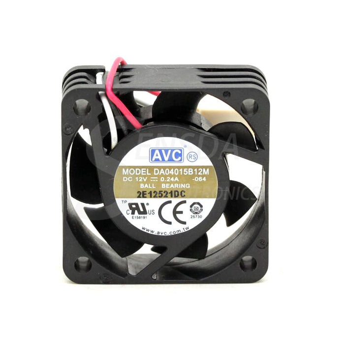 AVC DA04015B12M 40x40x15mm 12V DC 0.26A Axial Cooling Fan