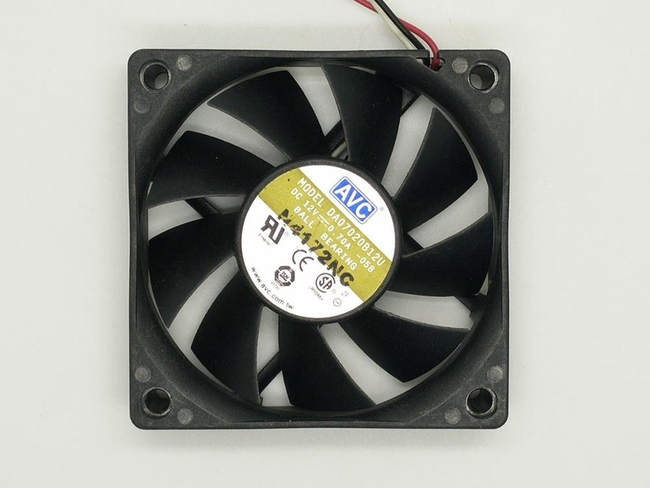 AVC DA07020B12U 70x70x20mm 12V DC 0.70A Axial Cooling Fan