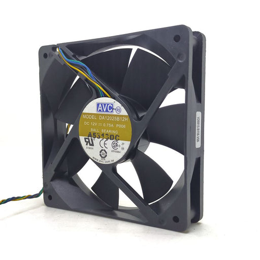 AVC DA12025B12H 120x120x25mm 12V DC 4-Wire Axial Cooling Fan