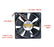 AVC DA12025B12L 120x120x25mm 12V DC 0.3A Axial Cooling Fan