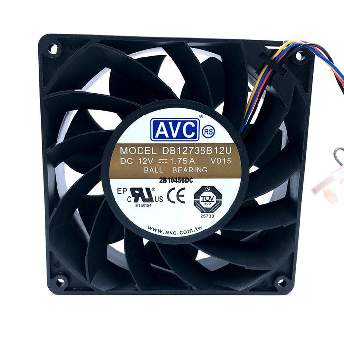 AVC DB12738B12U 127x127x38mm 12V DC 1.75A Axial Cooling Fan