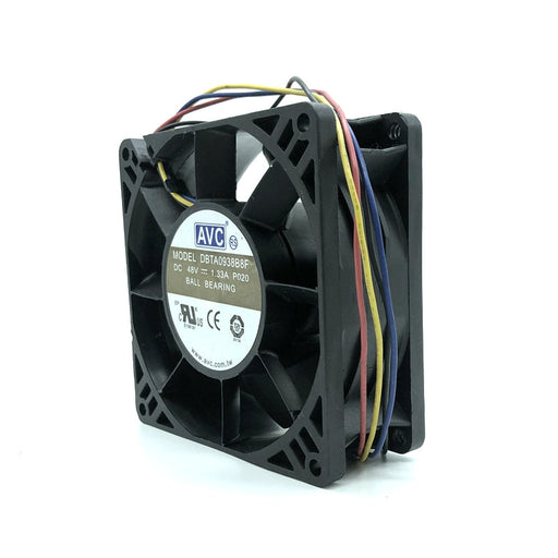 AVC DBTA0938B8F 92x92x38mm 48V DC 4-Wire Axial Cooling Fan