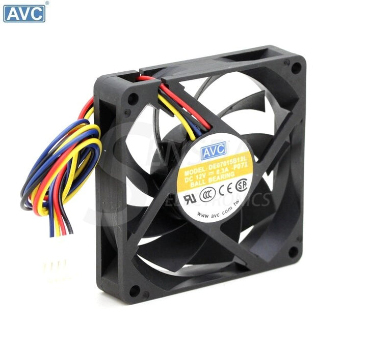 AVC DE07015B12L 70x70x15mm 12V DC 3A Axial Cooling Fan