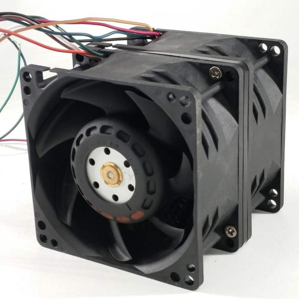 AVC DFPH0880B8S 80x80x80mm 48V DC 3.96A Axial Cooling Fan